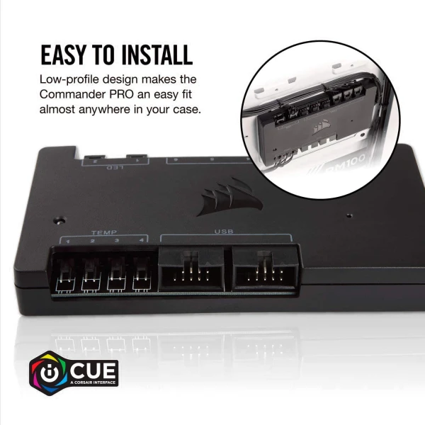 CORSAIR iCUE Commander PRO Smart RGB Lighting and Fan Speed Controller CORSAIR iCUE Commander PRO Smart RGB Lighting and Fan Speed Controller