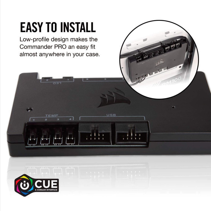 Corsair Icue Commander Pro Smart Rgb Lighting And Fan Speed Controller ...