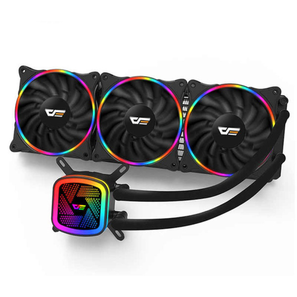 Darkflash Tracer DT-360 AIO ARGB 360mm Radiator Liquid Cooling - مبرد مائي دارك فلاش Darkflash Tracer DT-360 AIO ARGB 360mm Radiator Liquid Cooling - مبرد مائي دارك فلاش