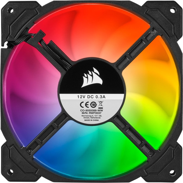 CORSAIR iCUE SP140 RGB PRO FAN KIT 2X140MM - BLACK - كورسير مراوح CORSAIR iCUE SP140 RGB PRO FAN KIT 2X140MM - BLACK - كورسير مراوح