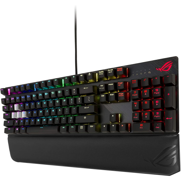 ASUS ROG Strix Scope Deluxe RGB Wired Mechanical Gaming Keyboard with Cherry MX switches (Red Switches) ASUS ROG Strix Scope Deluxe RGB Wired Mechanical Gaming Keyboard with Cherry MX switches (Red Switches)