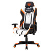 MeeTion MT-CHR15 Gaming Chair - White/Orange - كرسي ألعاب ميشن