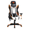 MeeTion MT-CHR15 Gaming Chair - White/Orange - كرسي ألعاب ميشن