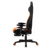 MeeTion MT-CHR22 Gaming Chair with Footrest - Black/Orange