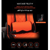 MeeTion MT-CHR25 Gaming Chair with Footrest and Back Massage - Black/Orange
