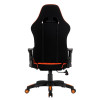 MeeTion MT-CHR25 Gaming Chair with Footrest and Back Massage - Black/Orange