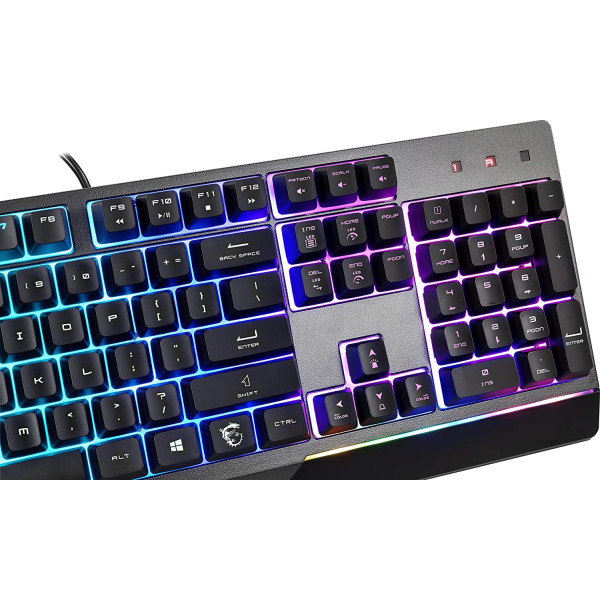 MSI Vigor GK30 RGB Gaming Keyboard Arabic Layout - Black MSI Vigor GK30 RGB Gaming Keyboard Arabic Layout - Black