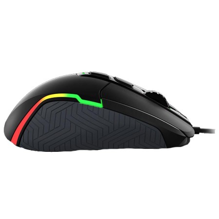 فأرة العاب سلكيي احترافي Meetion G3360 Poseidon RGB، بمعدل استجابة يصل إلى 1000 Hz، وسرعة تتبع 250 IPS، وتسارع يصل إلى 50 G - اسود