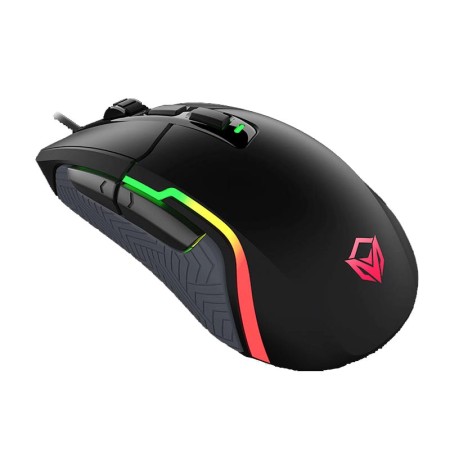 فأرة العاب سلكيي احترافي Meetion G3360 Poseidon RGB، بمعدل استجابة يصل إلى 1000 Hz، وسرعة تتبع 250 IPS، وتسارع يصل إلى 50 G - اسود