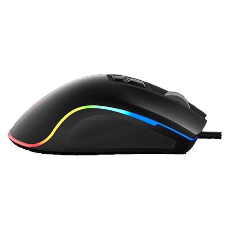 Wired Gaming Mouse Meetion G3330 Hera Rgb ,Optical, 8000 DPI adjustable ,150 IPS ,Lighting: RGB customizable - Black