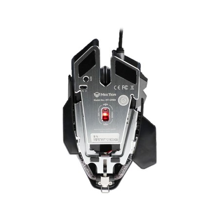 Meetion GM80 Transformers wired gaming mouse, up to 4000 DPI, RGB lighting, Programmable buttons, - BLACK Meetion GM80 Transformers wired gaming mouse, up to 4000 DPI, RGB lighting, Programmable buttons, - BLACK