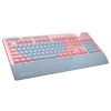 ASUS ROG Strix Flare PNK LTD RGB mechanical gaming keyboard with Cherry MX Brown Switches - كيبورد اسوس فلار وردي