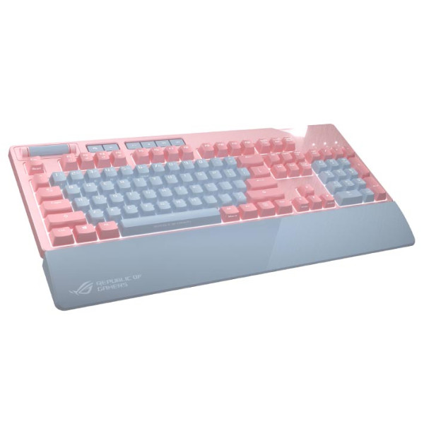 ASUS ROG Strix Flare PNK LTD RGB mechanical gaming keyboard with Cherry MX switches ASUS ROG Strix Flare PNK LTD RGB mechanical gaming keyboard with Cherry MX switches