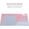 ASUS ROG Strix Flare PNK LTD RGB mechanical gaming keyboard with Cherry MX Brown Switches - كيبورد اسوس فلار وردي