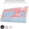 ASUS ROG Strix Flare PNK LTD RGB mechanical gaming keyboard with Cherry MX Brown Switches - كيبورد اسوس فلار وردي