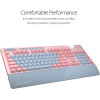 ASUS ROG Strix Flare PNK LTD RGB mechanical gaming keyboard with Cherry MX Brown Switches - كيبورد اسوس فلار وردي