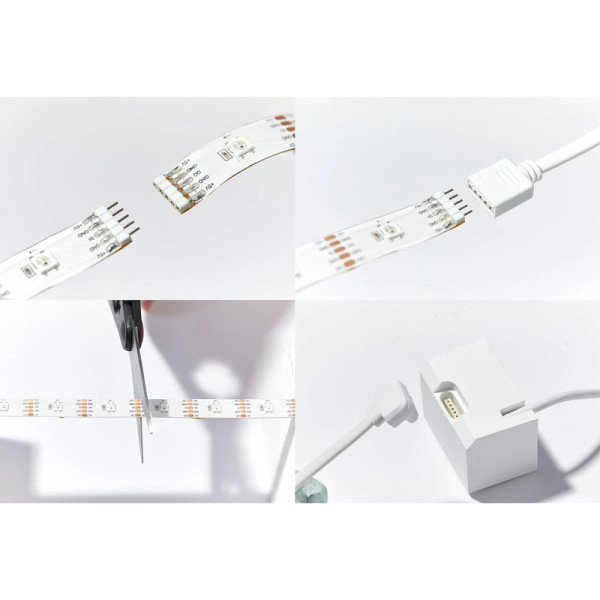 Lifesmart Strip Lights LED Works With Siri - Alexa - Google Assistant 2m - 60 LEDs/M Lifesmart Strip Lights LED Works With Siri - Alexa - Google Assistant 2m - 60 LEDs/M