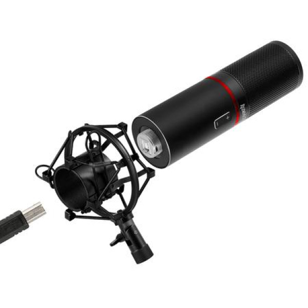REDRAGON BLAZAR Gaming Stream Microphone - USB - BLack REDRAGON BLAZAR Gaming Stream Microphone - USB - BLack