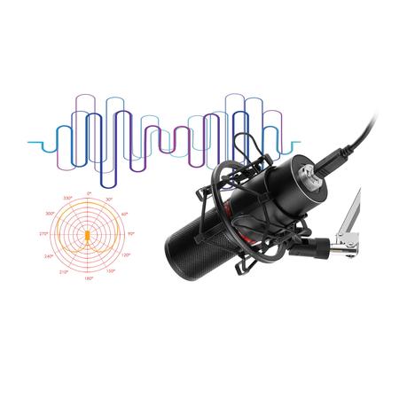 REDRAGON BLAZAR Gaming Stream Microphone - USB - BLack REDRAGON BLAZAR Gaming Stream Microphone - USB - BLack