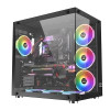 XIGMATEK AQUARIUS PLUS 7 RGB FAN CASE MID TOWER - Black