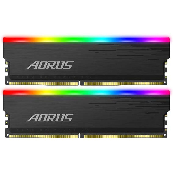 GIGABYTE AORUS RGB RAM MEMORY DDR4 16GB (2x8GB) 4400MHz XMP - ذاكرة عشوائية مضيئة أوروس GIGABYTE AORUS RGB RAM MEMORY DDR4 16GB (2x8GB) 4400MHz XMP - ذاكرة عشوائية مضيئة أوروس