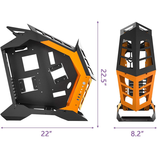 Darkflash Knight K1 Aluminum Gaming Computer PC Case with 7 RGB FAN and Two Sides of Tempered Glass Darkflash Knight K1 Aluminum Gaming Computer PC Case with 7 RGB FAN and Two Sides of Tempered Glass