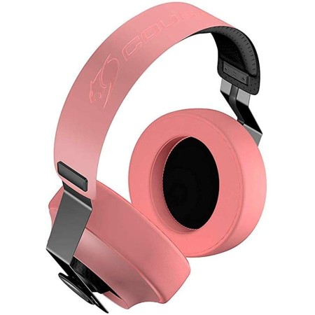Wired Gaming Headset COUGAR Phontum Essential  ,Noise-cancelling microphone ,Steel headband ,In-line volume and mic mute controls - Pink