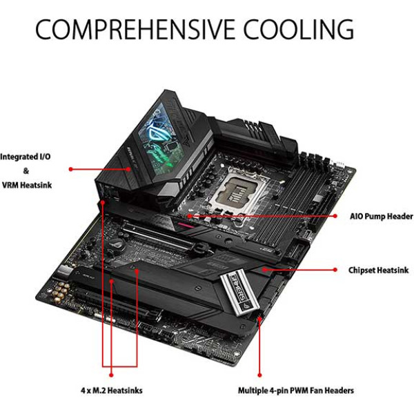 ASUS ROG Strix Z690-F Gaming WiFi 6E LGA1700(Intel 12th Gen) ATX Gaming Motherboard ASUS ROG Strix Z690-F Gaming WiFi 6E LGA1700(Intel 12th Gen) ATX Gaming Motherboard