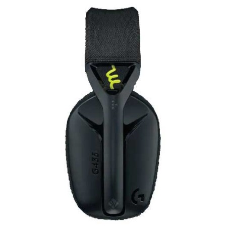 LOGITECH G435 Gaming Headset, Bluetooth and LIGHTSPEED wireless connectivity, Up to 18 hours of battery, 165 g - BLACK LOGITECH G435 Gaming Headset, Bluetooth and LIGHTSPEED wireless connectivity, Up to 18 hours of battery, 165 g - BLACK