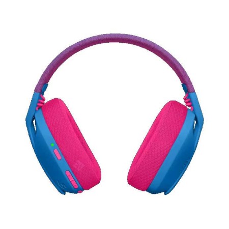 سماعة ألعاب لاسلكية Logitech G435، اتصال لاسلكي مزدوج، ميكروفونات مزدوجة مدمجة بتقنية Beamforming