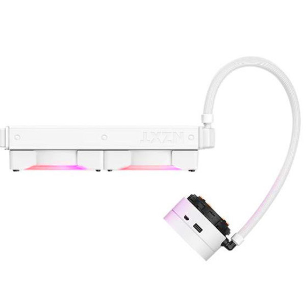 NZXT KRAKEN X53 240mm AIO Liquid Cooler with RGB Fans - مبرد مائي للكمبيوتر ان زي اكس تي كراكن أبيض NZXT KRAKEN X53 240mm AIO Liquid Cooler with RGB Fans - مبرد مائي للكمبيوتر ان زي اكس تي كراكن أبيض