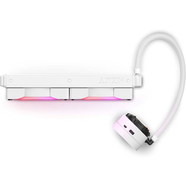 NZXT KRAKEN Z63 280mm AIO Liquid Cooler With LCD Display - White NZXT KRAKEN Z63 280mm AIO Liquid Cooler With LCD Display - White