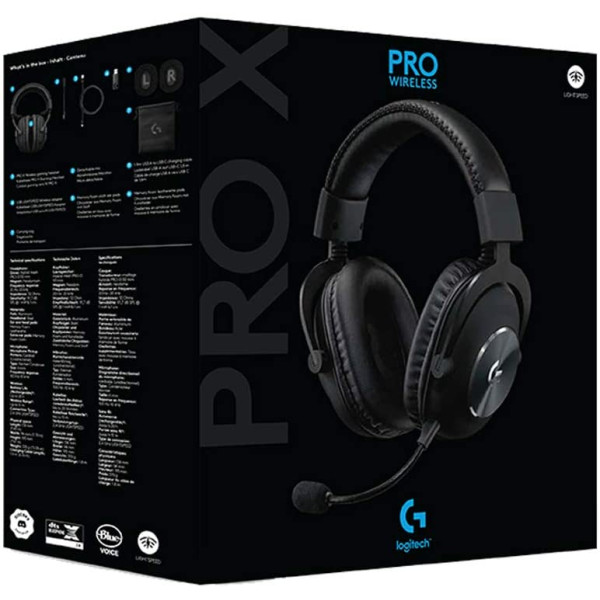 Logitech G Pro X Lightspeed Wireless Gaming Headset Pc - Ps4 - Ps5 - Black Logitech G Pro X Lightspeed Wireless Gaming Headset Pc - Ps4 - Ps5 - Black