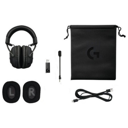 Wireless Gaming headset  Logitech PRO X ,LIGHTSPEED Wireless ,Up to 20 hours , DTS Headphone:X 2.0 ,Detachable microphone