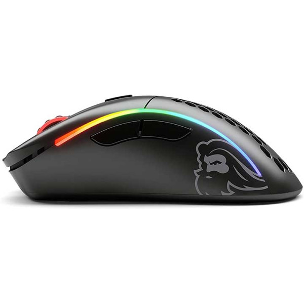 Glorious Model D Wireless Gaming Mouse - Black White - ماوس قلوريوس موديل دي اسود مطفي