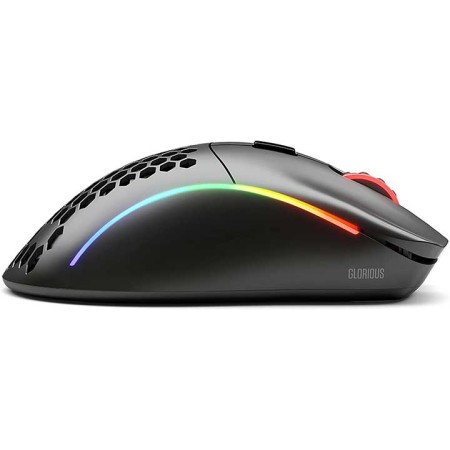 Glorious Model D Wireless Gaming Mouse - Black White - ماوس قلوريوس موديل دي اسود مطفي