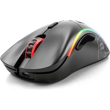 Glorious Model D Wireless Gaming Mouse - Black White - ماوس قلوريوس موديل دي اسود مطفي