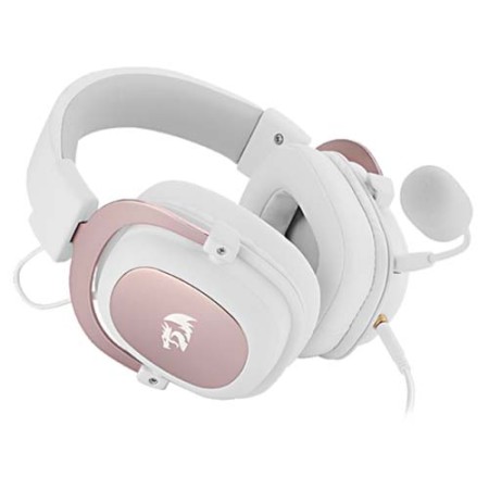 Wired Gaming Headset REDRAGON ZEUS 2 H510W ,7.1 Virtual Surround ,Comfortable memory ,Multi-platform support ,In-line controls -White
