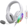 Redragon H350 Pandora Rgb Wired Gaming Headset 7.1 Surround Sound - White Redragon H350 Pandora Rgb Wired Gaming Headset 7.1 Surround Sound - White