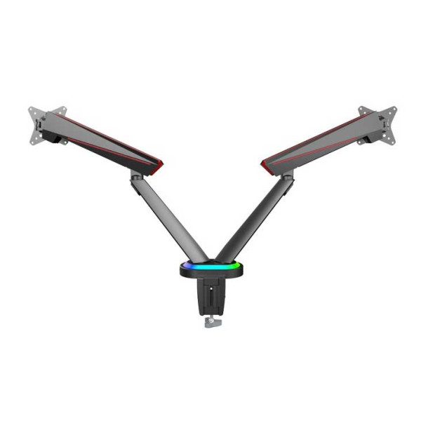 Twisted Minds 17-32 Dual Monitor Pro Gaming RGB Desk Mount - Adjustable Die-Cast Aluminum Gas Spring With USB 3.0 Twisted Minds 17-32 Dual Monitor Pro Gaming RGB Desk Mount - Adjustable Die-Cast Aluminum Gas Spring With USB 3.0