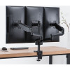 Twisted Minds Triple Monitor ARM Aluminum Desk Full Motion Adjustable With USB 3.0 (17 inch -27 inch ) Twisted Minds Triple Monitor ARM Aluminum Desk Full Motion Adjustable With USB 3.0 (17 inch -27 inch )