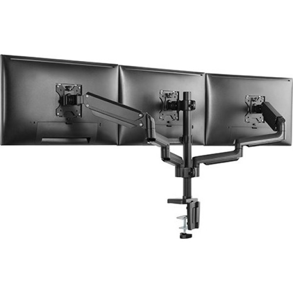 Twisted Minds Triple Monitor ARM Aluminum Desk Full Motion Adjustable With USB 3.0 (17 inch -27 inch ) Twisted Minds Triple Monitor ARM Aluminum Desk Full Motion Adjustable With USB 3.0 (17 inch -27 inch )
