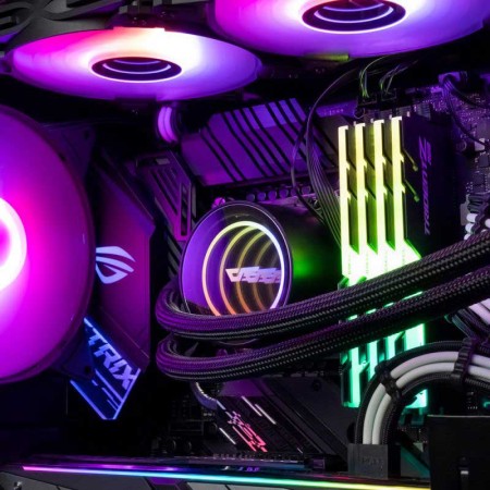 DarkFlash Infinity 8 PWM aRGB Fan, 120mm Cooling, 3 Fan Pack | Pink