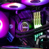 DarkFlash Infinity 8 PWM aRGB Fan, 120mm Cooling, 3 Fan Pack | Black