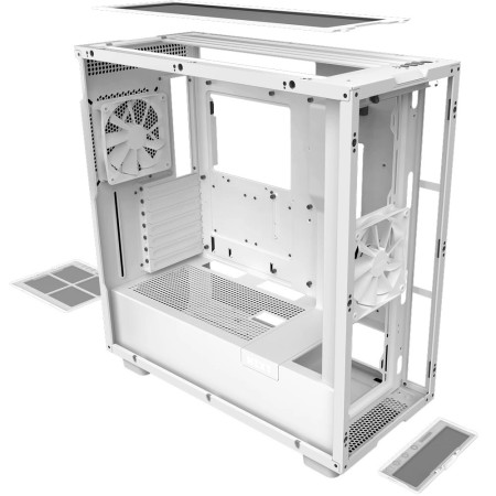 NZXT H7 Mid-Tower ATX Case - Minimalist Design - Cable Management - White NZXT H7 Mid-Tower ATX Case - Minimalist Design - Cable Management - White