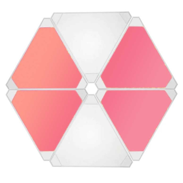 Cololight Smart Triangle Wall Lights with 6 Connection Slots for Gaming Room Decor | 6pcs Cololight Smart Triangle Wall Lights with 6 Connection Slots for Gaming Room Decor | 6pcs