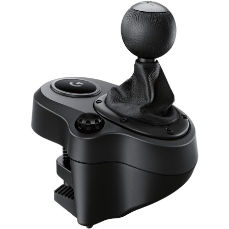 Logitech Driving Force Shifter, 6-speed H-pattern design, Solid steel gear shaft, work with PC – PS4 – PS5 – Xbox One – Xbox Series X|S