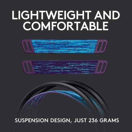 سماعة رأس لاسلكية Logitech G535, اتصال اللاسلكي LIGHTSPEED, محركات صوتية بحجم 40 مم, ميكروفون مرن قابل للفصل, 236 جرام, بطارية حتى 33 ساعة - أسود سماعة رأس لاسلكية Logitech G535, اتصال اللاسلكي LIGHTSPEED, محركات صوتية بحجم 40 مم, ميكروفون مرن قابل للفصل, 236 جرام, بطارية حتى 33 ساعة - أسود