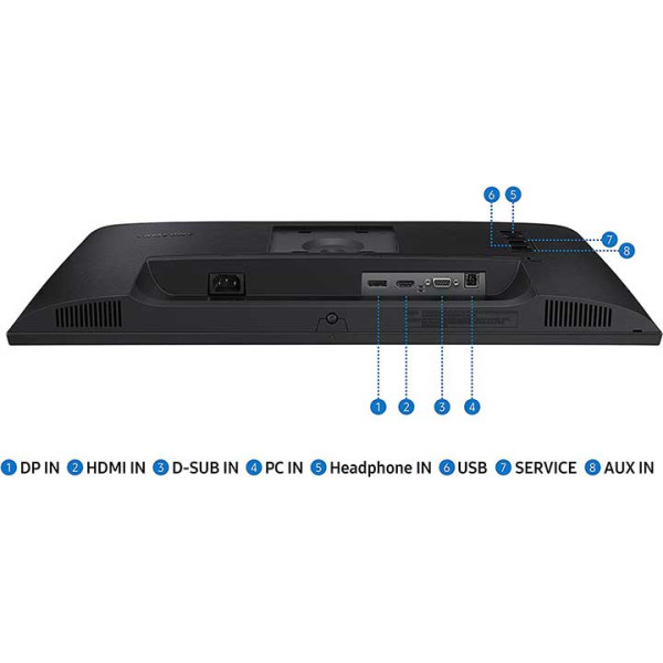 Samsung 24  FHD (1080p) 75Hz - IPS - Speakers  Monitor WITH 2.0 WebCam