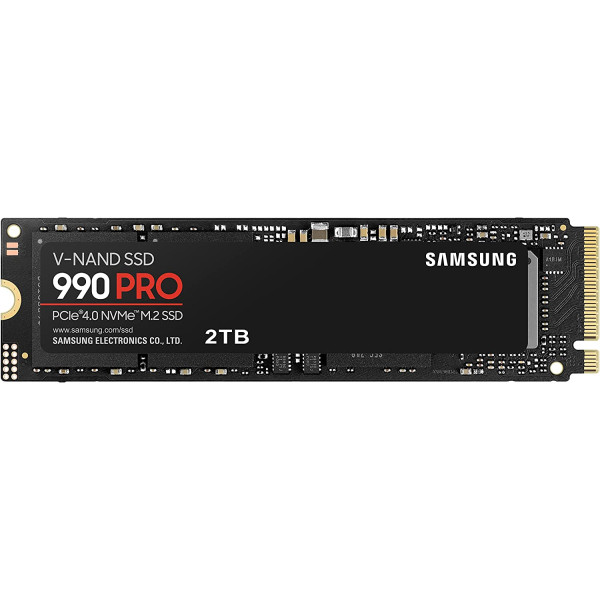 SAMSUNG 990 PRO SSD 2TB PCIe 4.0 M.2 NVMe Internal Solid State Drive up to 7450mb/s SAMSUNG 990 PRO SSD 2TB PCIe 4.0 M.2 NVMe Internal Solid State Drive up to 7450mb/s